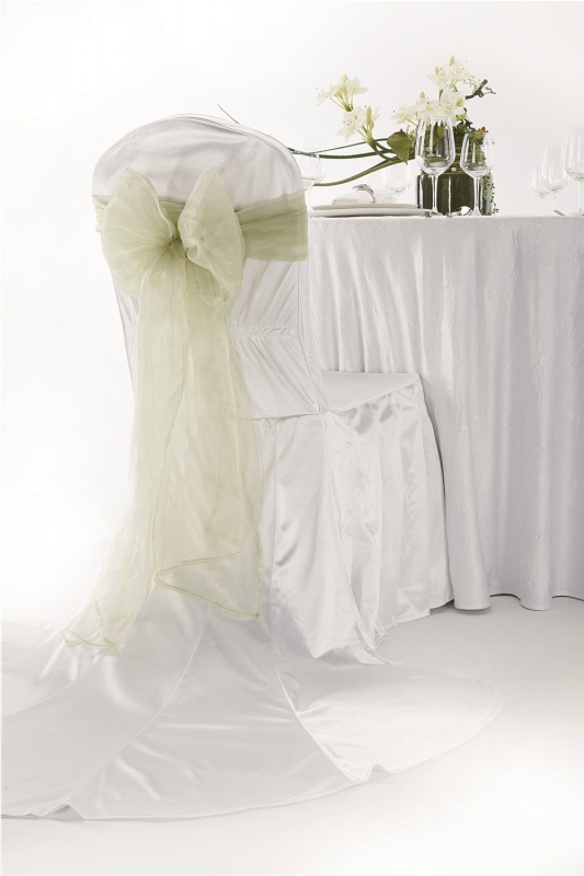 西式宴会白色椅套