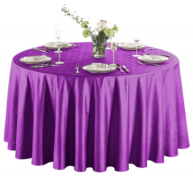 棉锦秋叶MJQ007水晶紫