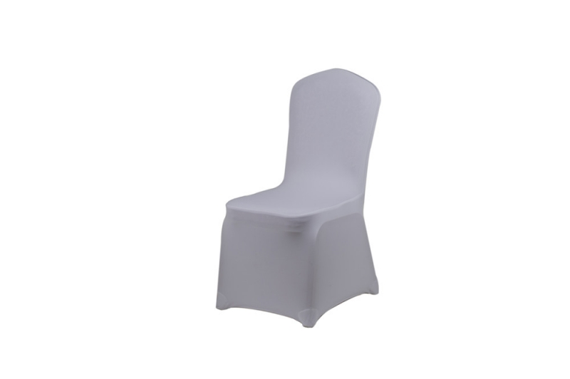 宴会会议专用加厚弹力布白色椅套