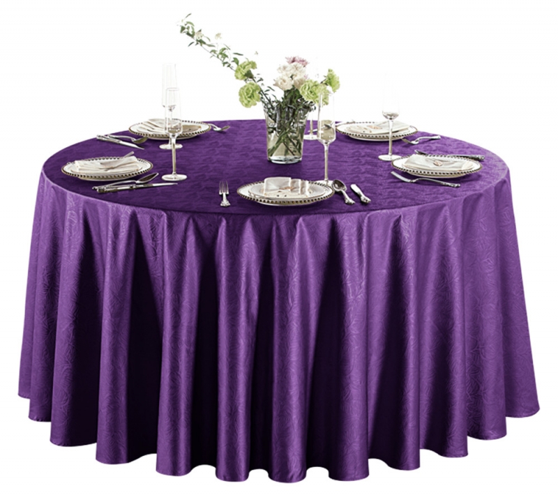 棉锦秋叶MJQ009水晶紫