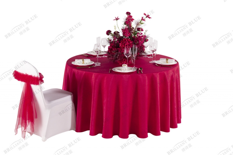 丝绒锦SRJ010正红色2