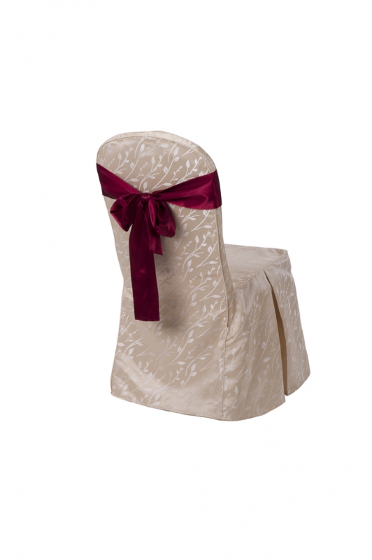 椅套绑带色丁