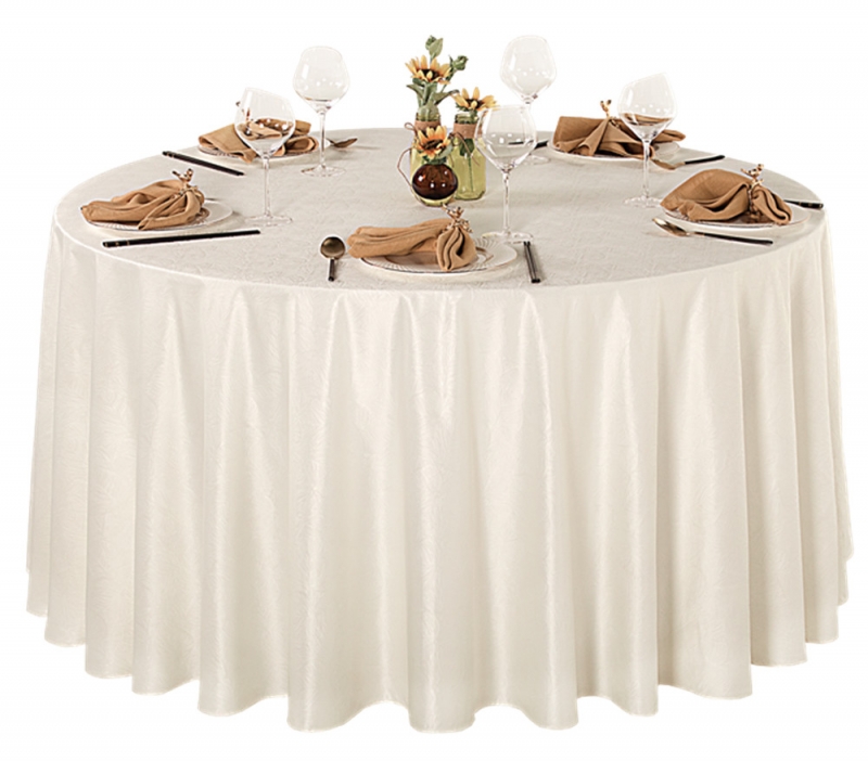 棉锦秋叶MJQ002牙白色