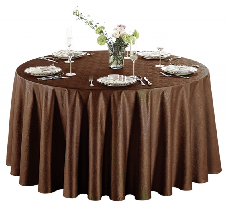 棉锦秋叶MJQ012咖啡色