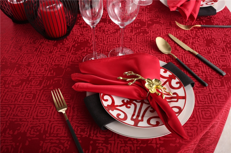 丝柔棉锦SRM011大红色