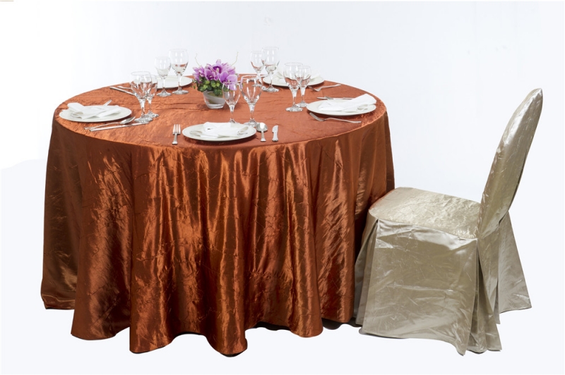 宴会压皱浅金色椅套