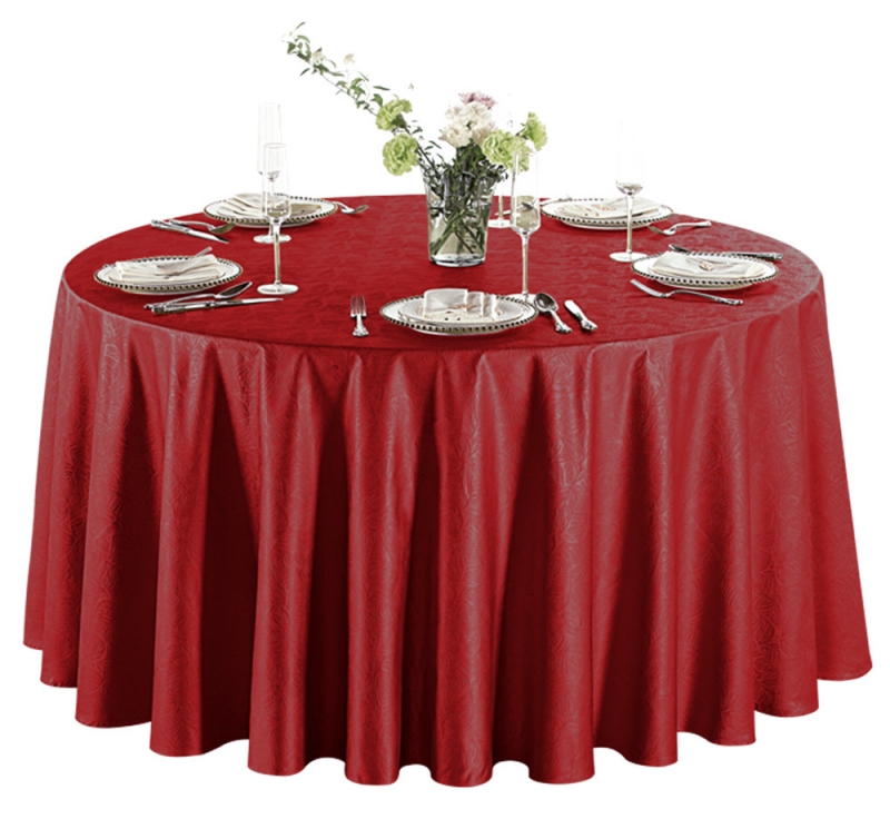 棉锦秋叶MJQ006大红色